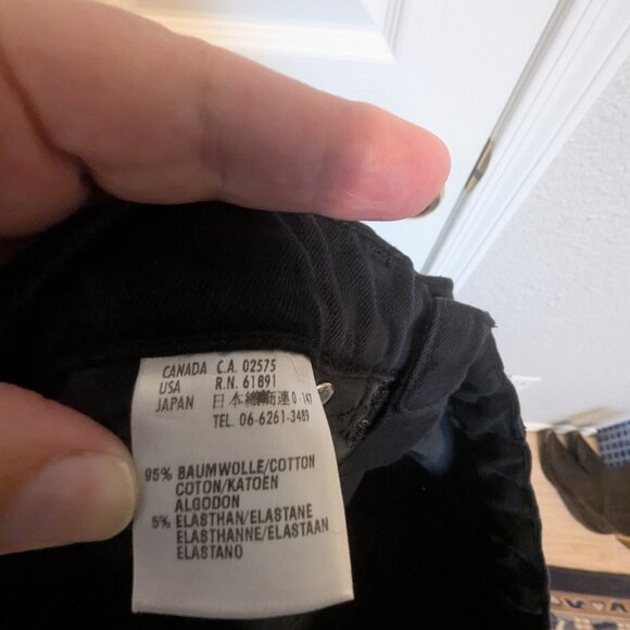 Escada Sport | Straight Leg Jeans | Black | 8 / EU 38 LONG | Made in Italy | EUC - Picture 9 of 10